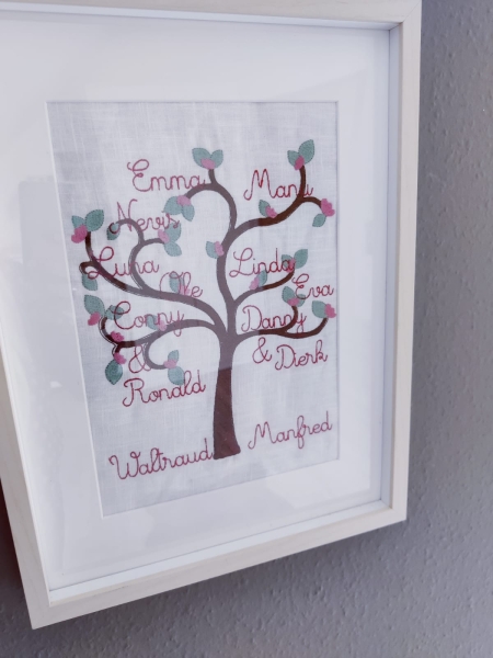 Ahnenbaum - Vollstick Stickdatei